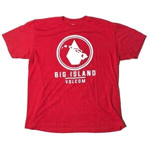 Big Island Volcom T-Shirt XL RED